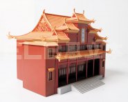 归元寺之藏经阁古建筑模型