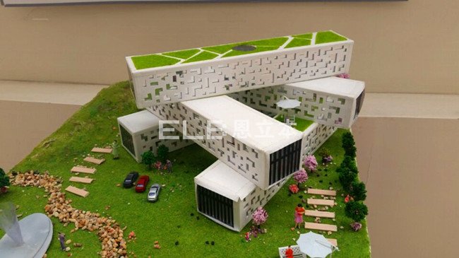 建筑模型景观场景制作的方法